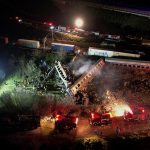 Trains collide near Larissa